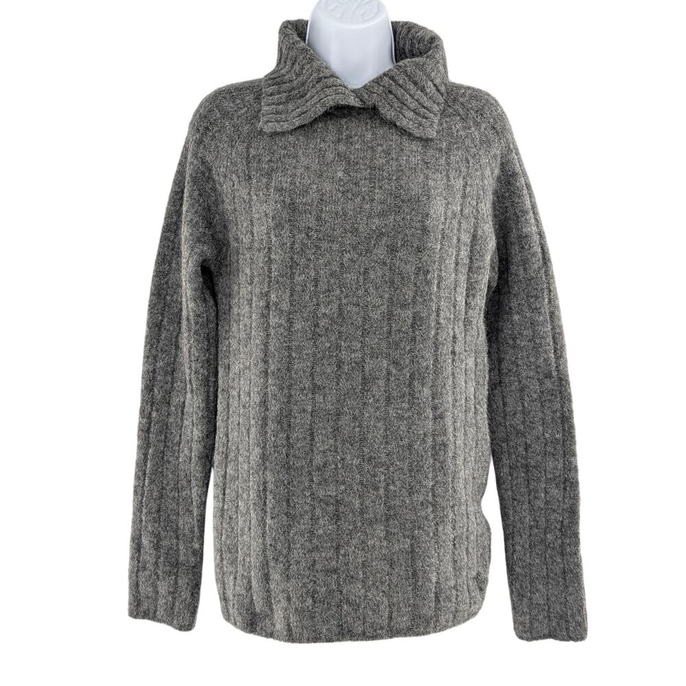Women’s Grey Italian Wool Sweater Lita by Ciara NEW - Picture 9 of 9